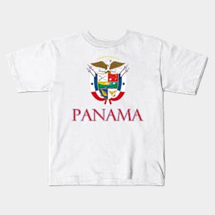 Panama - Coat of Arms Design Kids T-Shirt